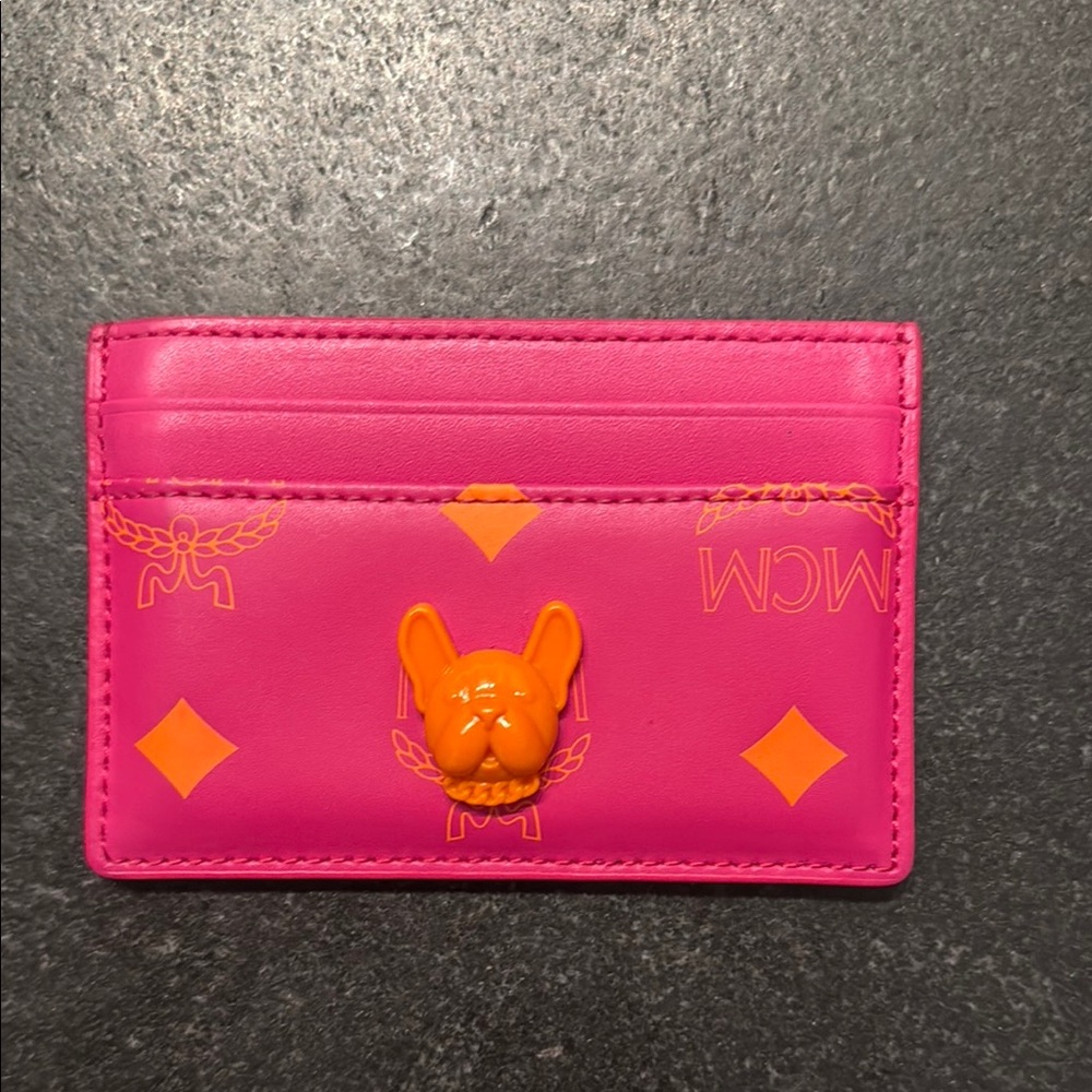 MCM  Card Holder with French Bulldog